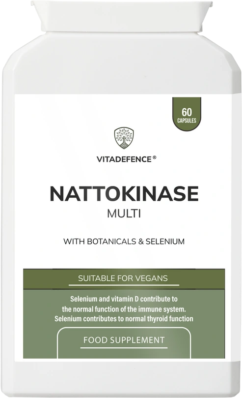Nattokinase Multi | With Vitamin D3, Selenium & Botanicals – 60 Capsules