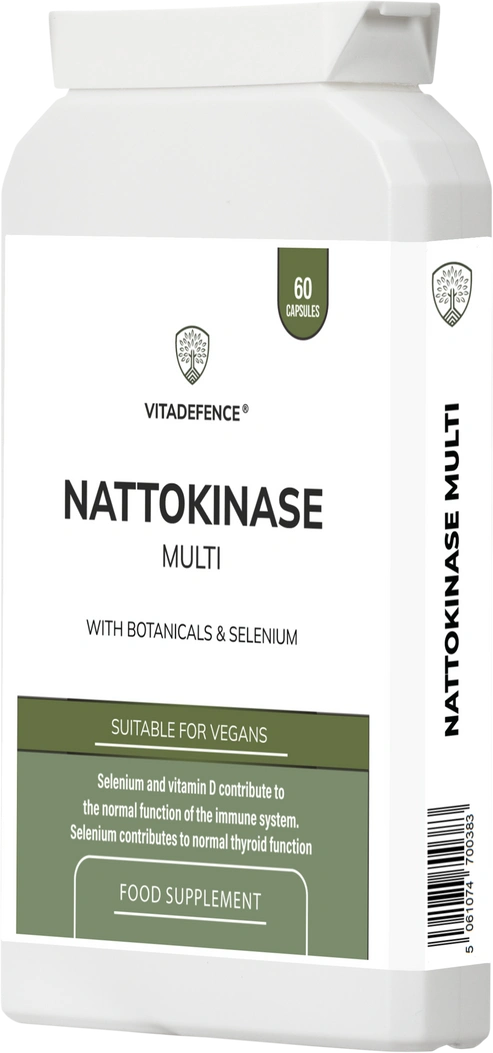 Nattokinase Multi | With Vitamin D3, Selenium & Botanicals – 60 Capsules