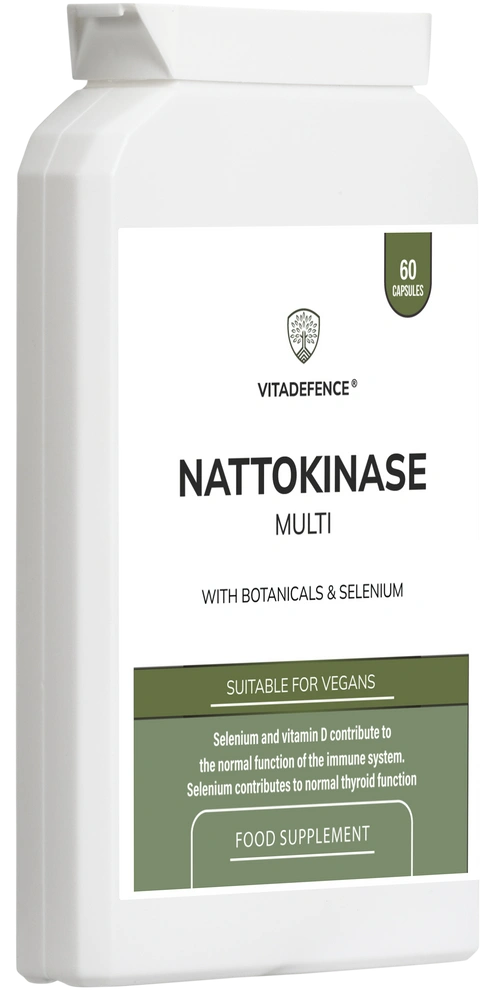 Nattokinase Multi | With Vitamin D3, Selenium & Botanicals – 60 Capsules