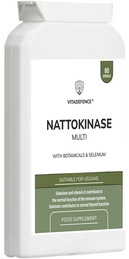 Nattokinase Multi | With Vitamin D3, Selenium & Botanicals – 60 Capsules