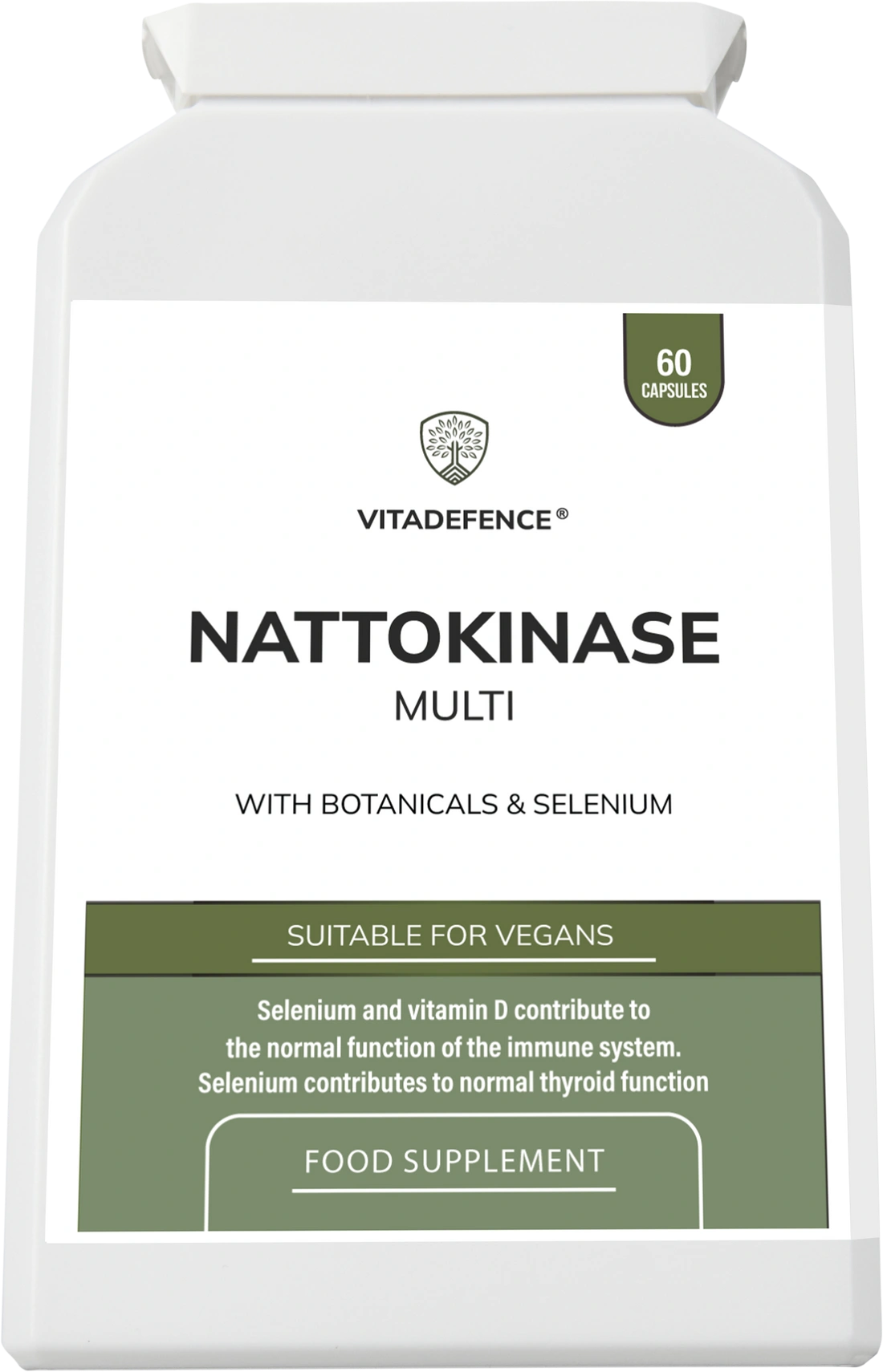 Nattokinase Multi | With Vitamin D3, Selenium & Botanicals – 60 Capsules