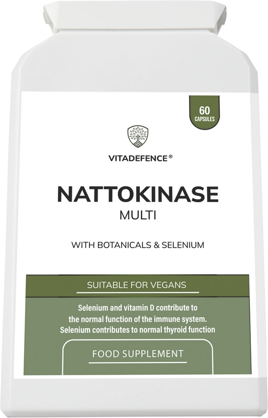 Nattokinase Multi | With Vitamin D3, Selenium & Botanicals – 60 Capsules