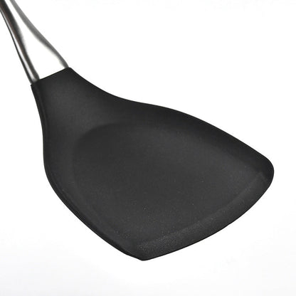 Aapon mini market -Non-Stick Silicone Spatula with Stainless Steel Handle