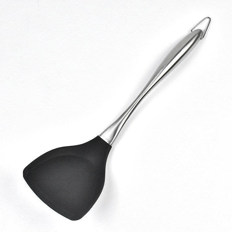 Aapon mini market -Non-Stick Silicone Spatula with Stainless Steel Handle