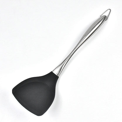 Aapon mini market -Non-Stick Silicone Spatula with Stainless Steel Handle