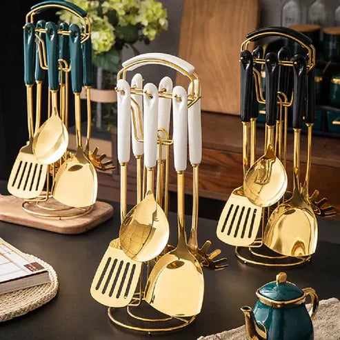 Aapon Mini Market Nordic Stainless Steel Utensils Set