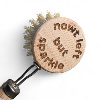 Aapon Mini Market Ltd Northern-Inspired Dish Brush with Replaceable Head | Natural Washing Up Brush