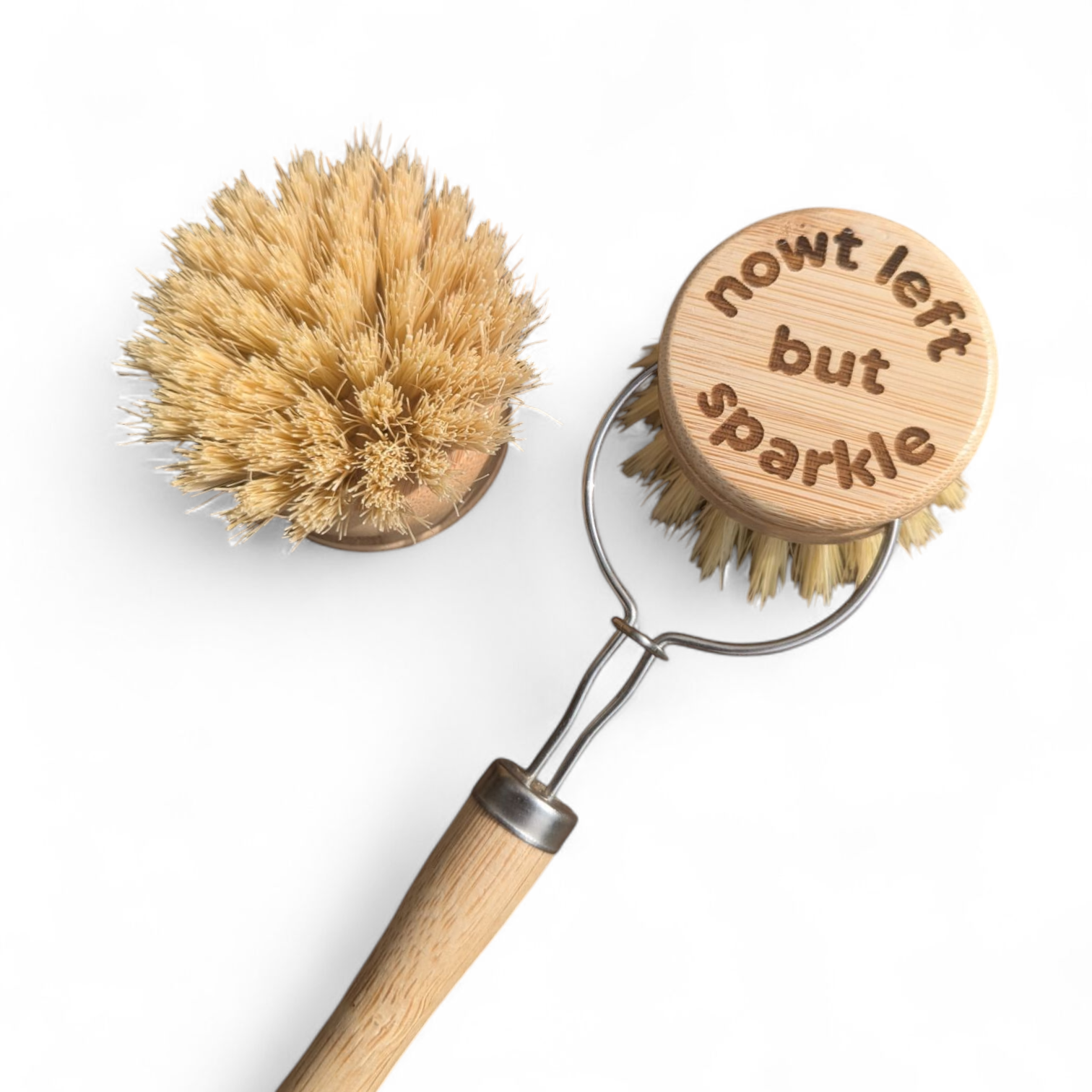 Aapon Mini Market Ltd Northern-Inspired Dish Brush with Replaceable Head | Natural Washing Up Brush