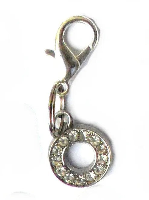 Aaponminimarket A–Z Crystal Letter Pet Charms