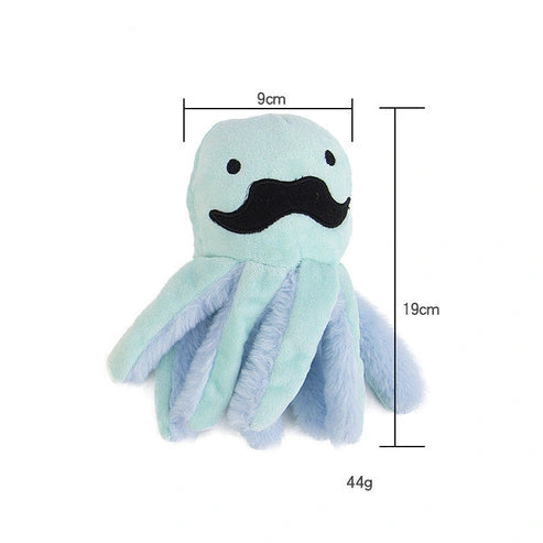 Aaponminimarket Octopus Plush Pet Chew Toy