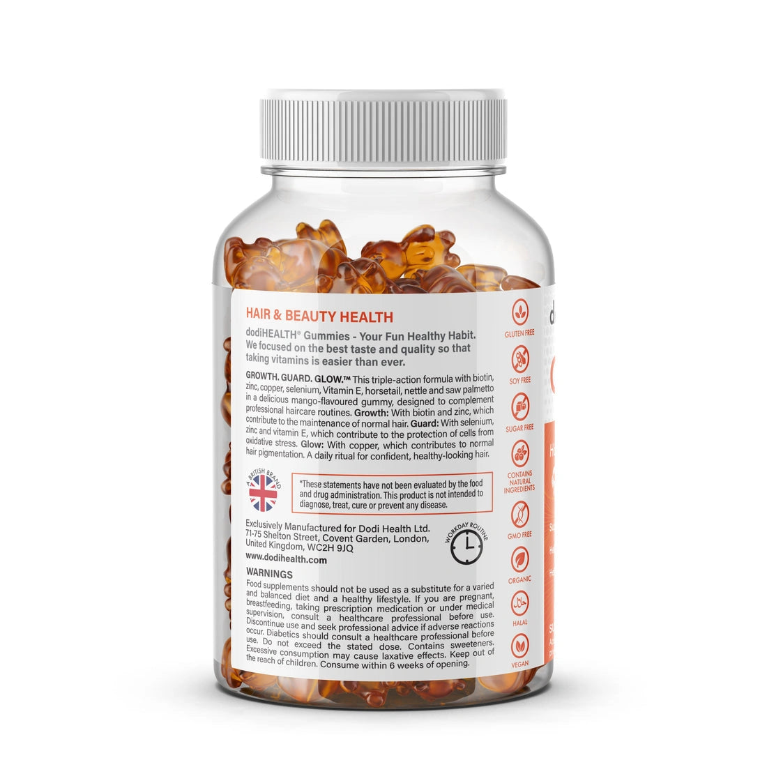 Aaponminimarket Only Hair Gummies with Biotin & Copper - Sugar-Free UK
