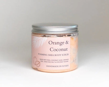 Aaponminimarket Orange & Coconut Whipped Soap Scrub