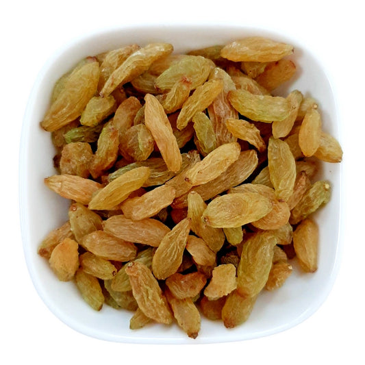 Aaponminimarket Organic Long Green Raisins Sultanas | Premium + Free Sample