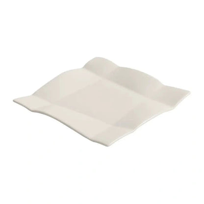Aaponminimarket Origami-Inspired Square Ceramic Plate