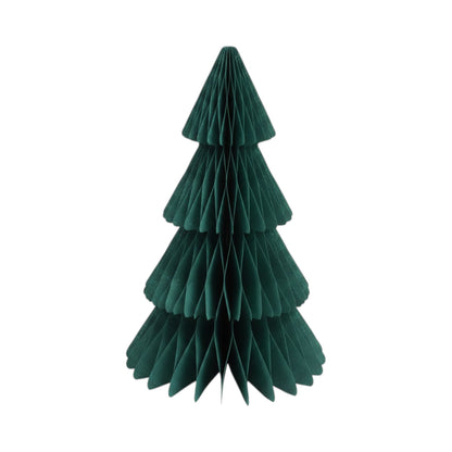 36cm dark green four-tier honeycomb paper Christmas tree
