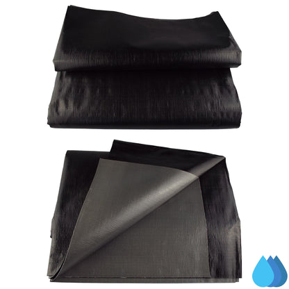 6m x 6m Black Pond Liner, L-Grade 200 GSM
