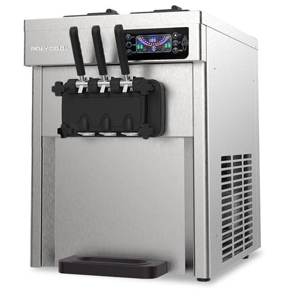 Aaponminimarket POLYCOOL Benchtop Soft Serve Ice Cream Machine