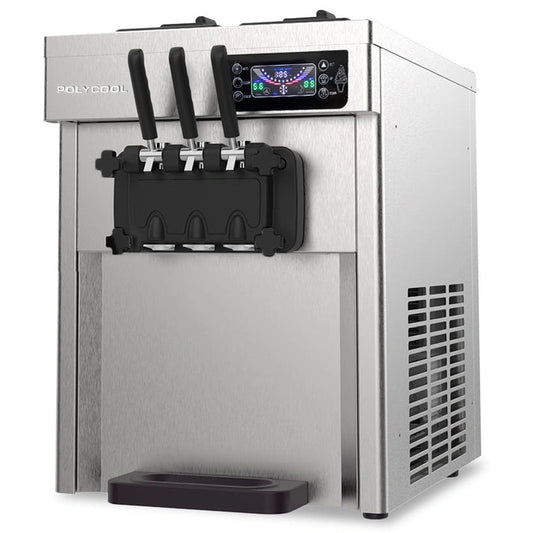 Aaponminimarket POLYCOOL Benchtop Soft Serve Ice Cream Machine