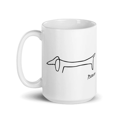 Aaponminimarket Pablo Picasso Dachshund Dog (Lump) Artwork Mug