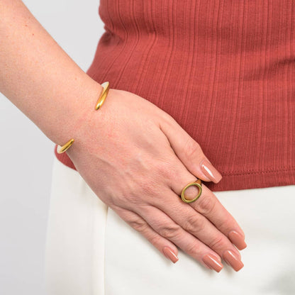Tumaini Recycled Brass Adjustable Ring