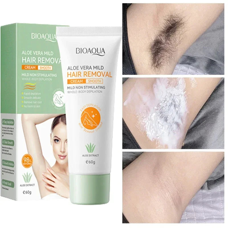 BIOAQUA Aloe Vera Mild Hair Removal Cream