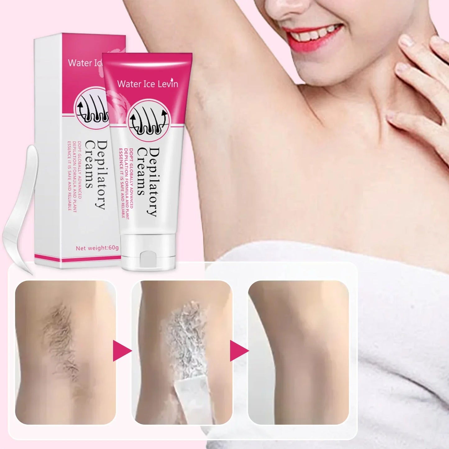 Painless Hair Removal Cream for Intimate Care