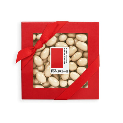 Aaponminimarket Palm Oil Free Salted Caramel Blonde Chocolate Almonds 210g