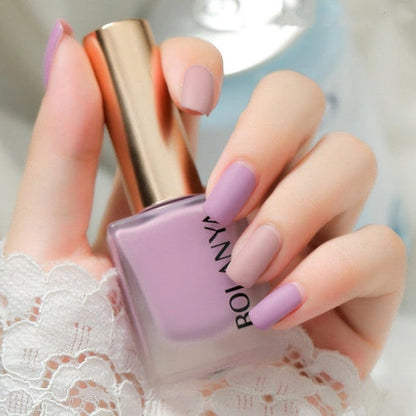 Peelable Candy Color Velvet Matte Nail Polish