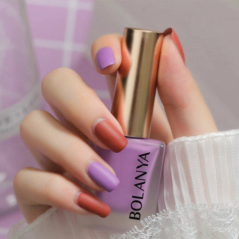 Peelable Candy Color Velvet Matte Nail Polish