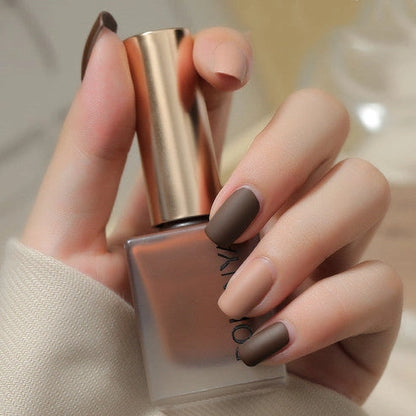 Peelable Candy Color Velvet Matte Nail Polish
