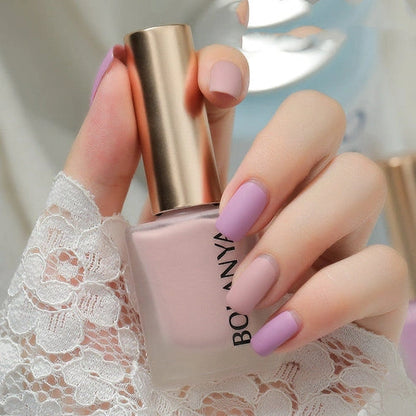 Peelable Candy Color Velvet Matte Nail Polish