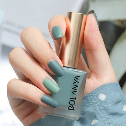 Peelable Candy Color Velvet Matte Nail Polish
