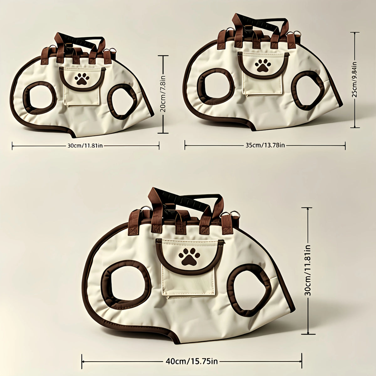 3-in-1 Pet Carrier Backpack – Breathable Crossbody Travel Bag for Cats & Small Dogs