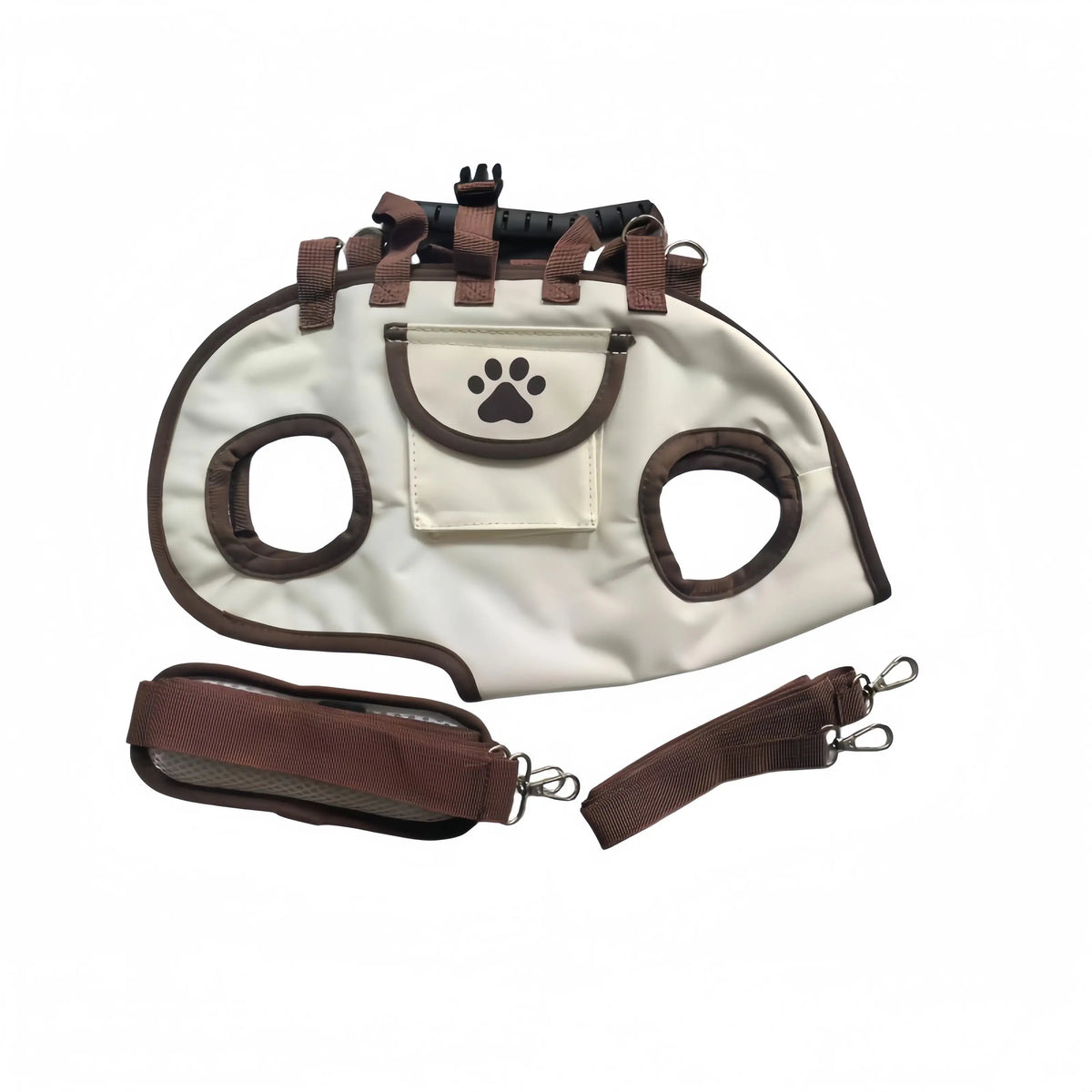 3-in-1 Pet Carrier Backpack – Breathable Crossbody Travel Bag for Cats & Small Dogs