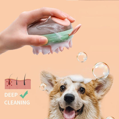 Aaponminimarket Pet Bathing and Grooming Brush
