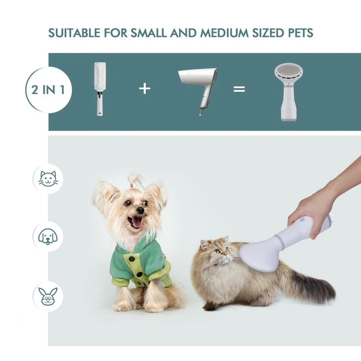 Pet Dog Hair Dryer Grooming Dryer Slicker Brush