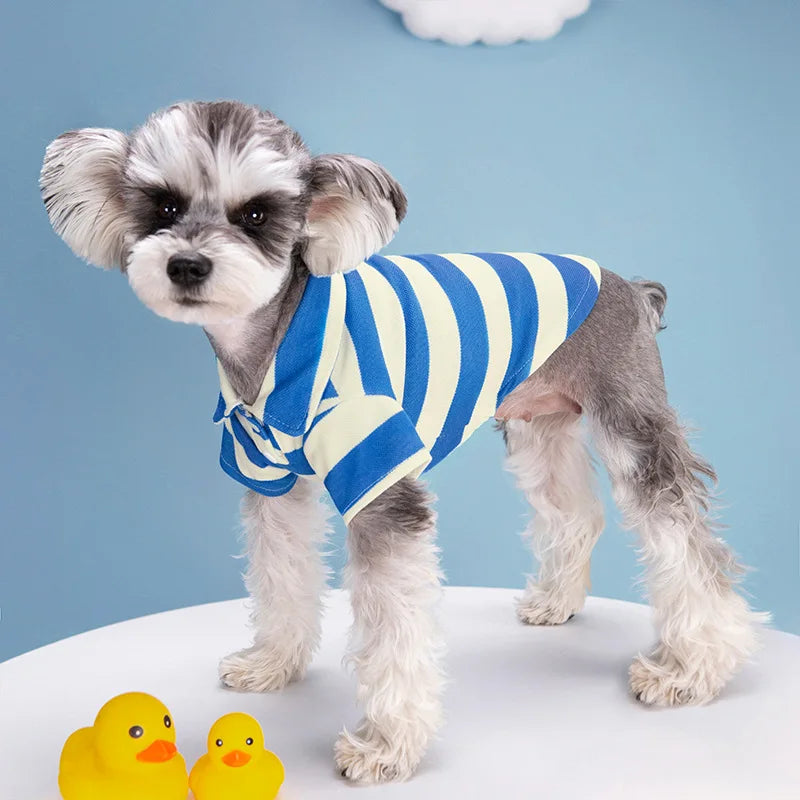 Pet Dog Polo Shirt Summer Casual Wear