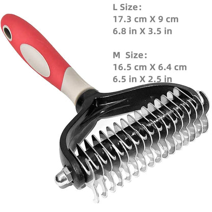 Pet Grooming Brush for Dogs & Cats