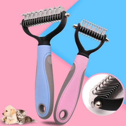Pet Grooming Brush for Shedding Hair Removal