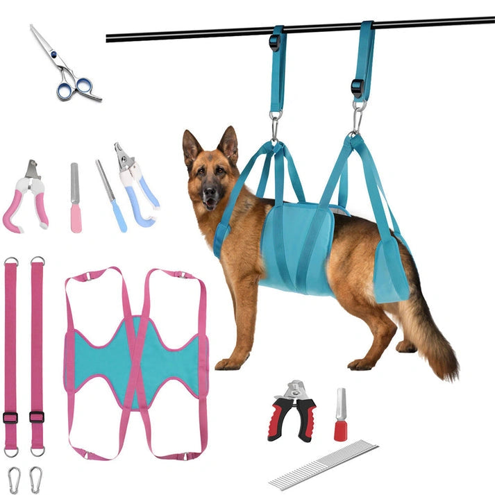 Aaponminimarket Pet Grooming Hammock for Cats & Dogs