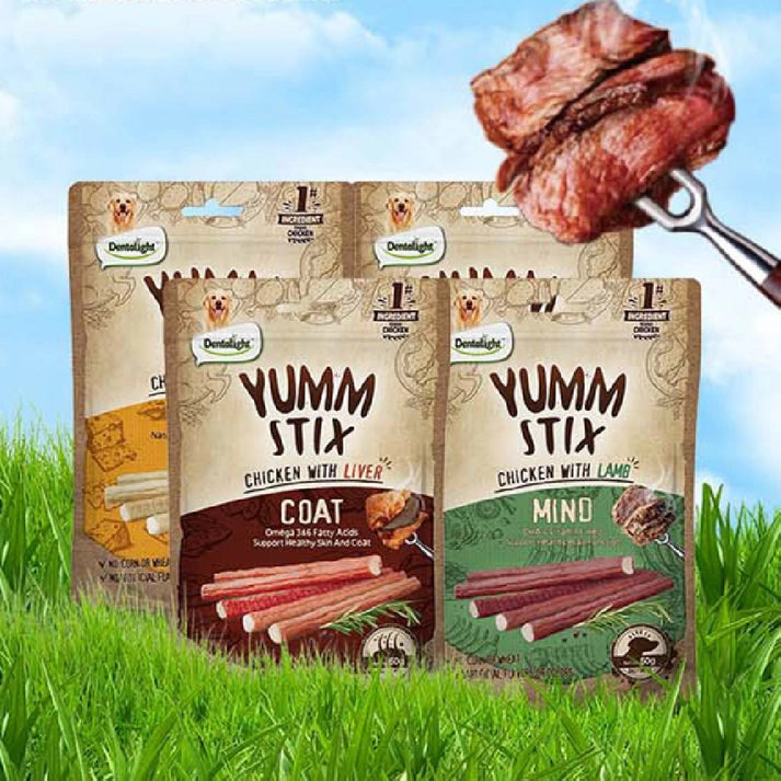 Aaponminimarket Pet Puppy Vitamin Satisfy The Appetite Pure Chicken Emulsion Strip