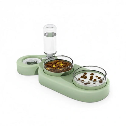 Aaponminimarket Pets Rice Bowls Automatic Water Bowl