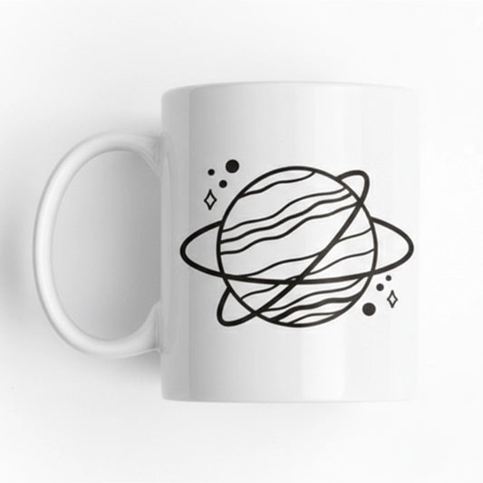 Aapon mini market -Planet With Rings Boho Mug