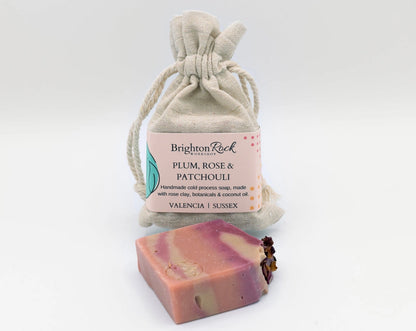 Aaponminimarket Plum, Rose & Patchouli - Rose Clay Soap