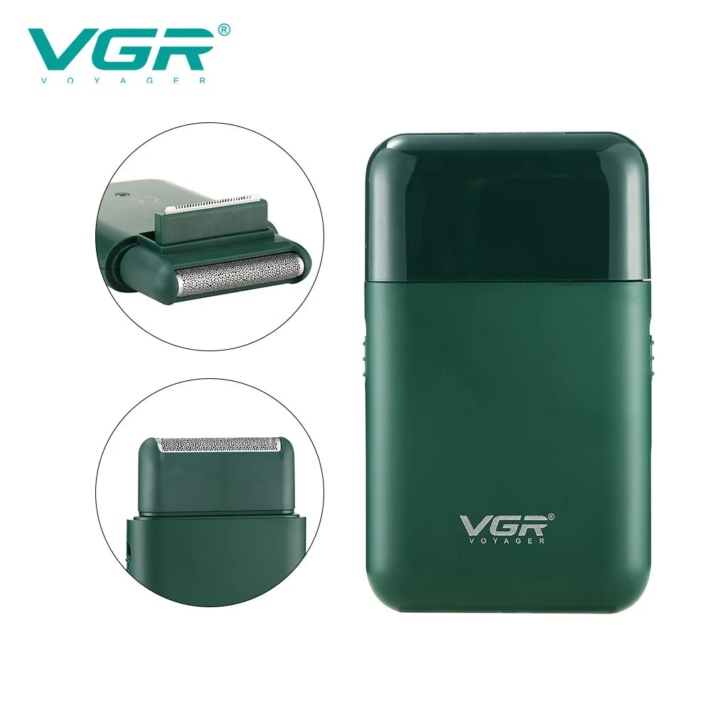 Portable Electric Men's Mini Razor with Reciprocating Blade