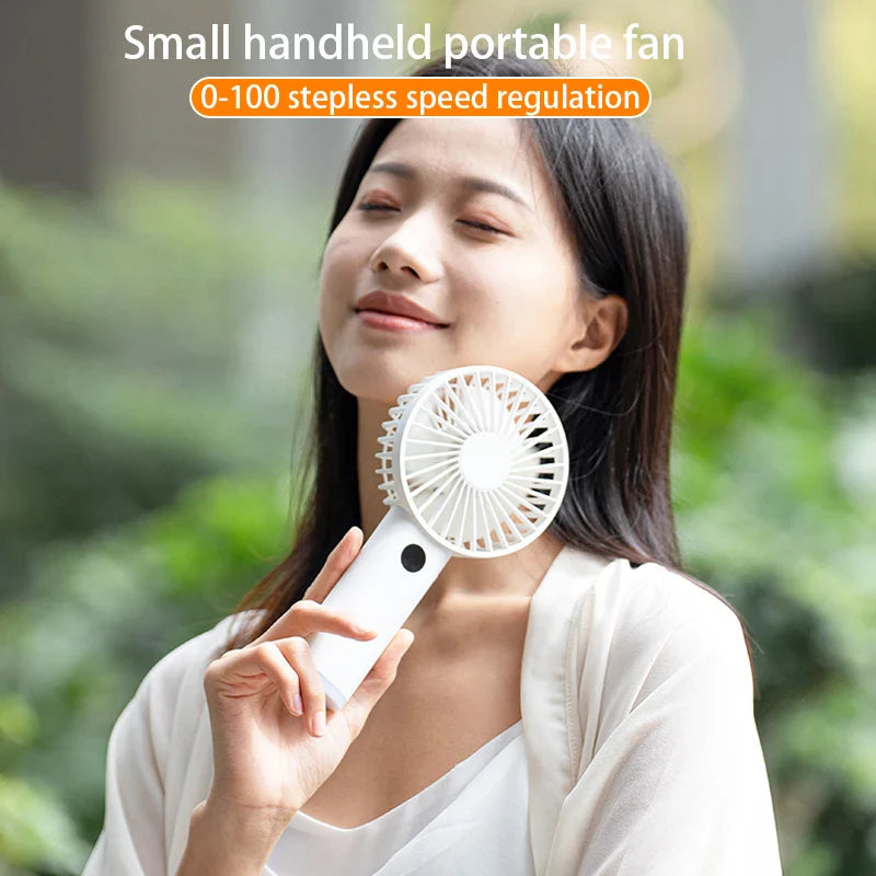 Aapon Mini Market Ltd Portable Handheld High-Speed Fan with LED Display
