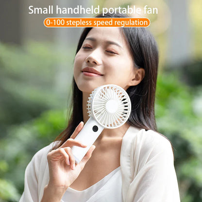 Aapon Mini Market Ltd Portable Handheld High-Speed Fan with LED Display