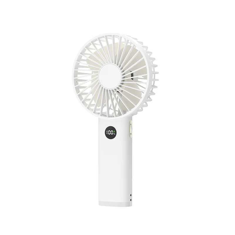 Aapon Mini Market Ltd Portable Handheld High-Speed Fan with LED Display