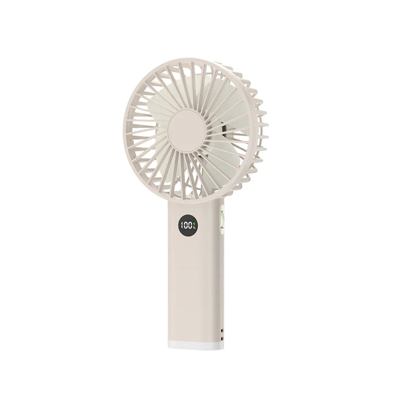 Aapon Mini Market Ltd Portable Handheld High-Speed Fan with LED Display