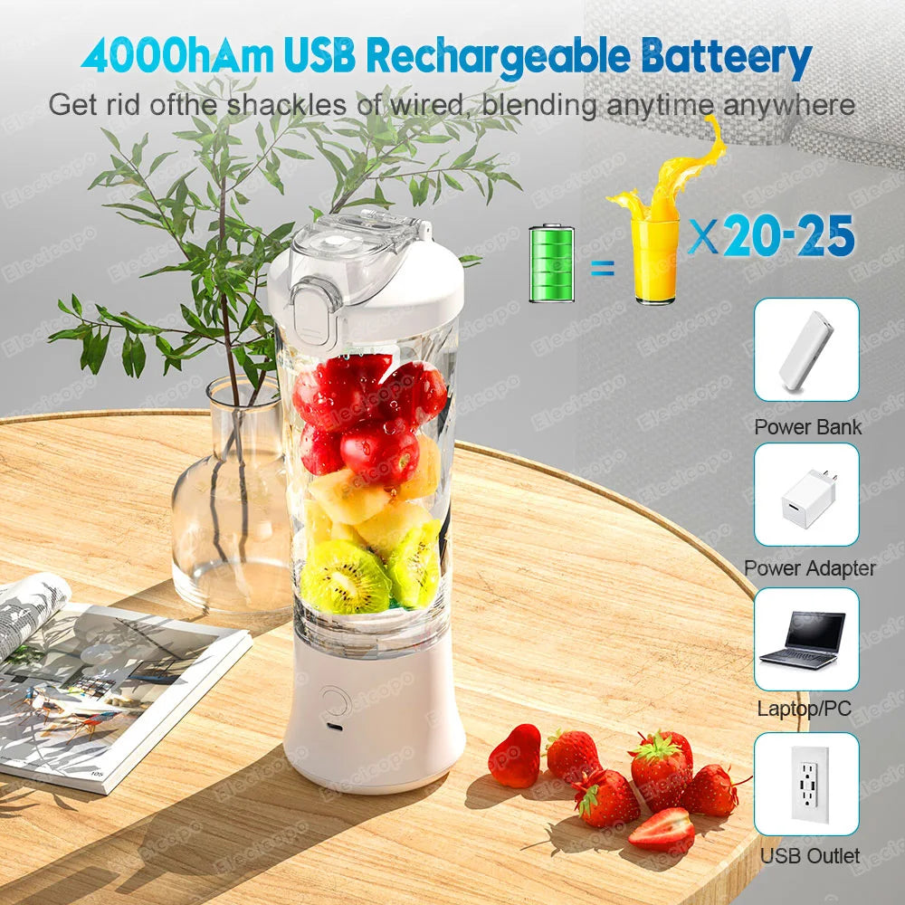 Portable Rechargeable Juicer Blender